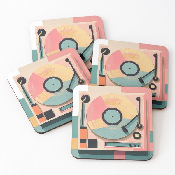 Item preview, Dj Turntable Retro Art  designed and sold by OzzFrequency.
