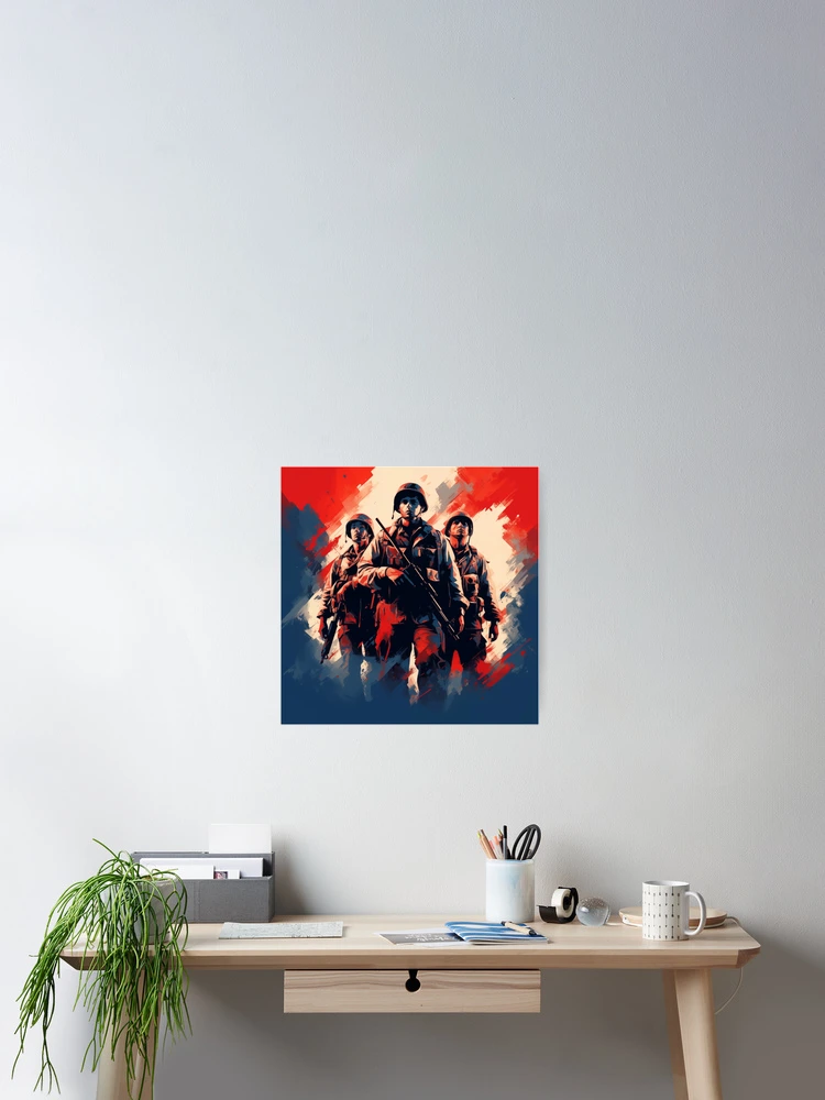 Thumbnail 2 of 3, Poster, Soldiers designed and sold by Rtymer.