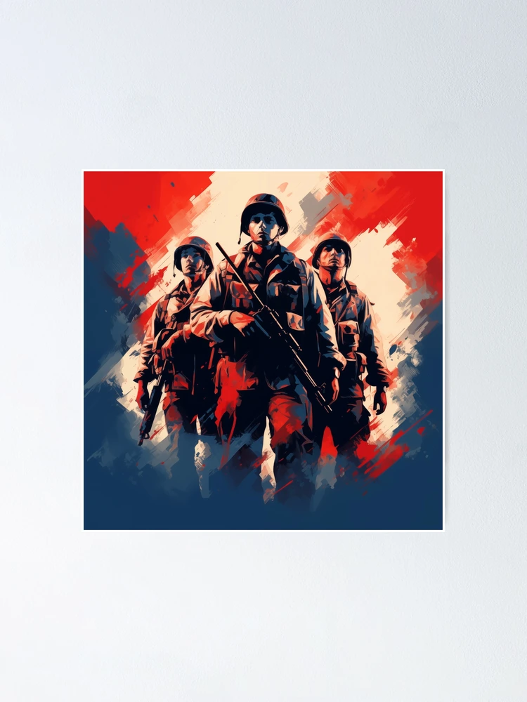 Thumbnail 1 of 3, Poster, Soldiers designed and sold by Rtymer.