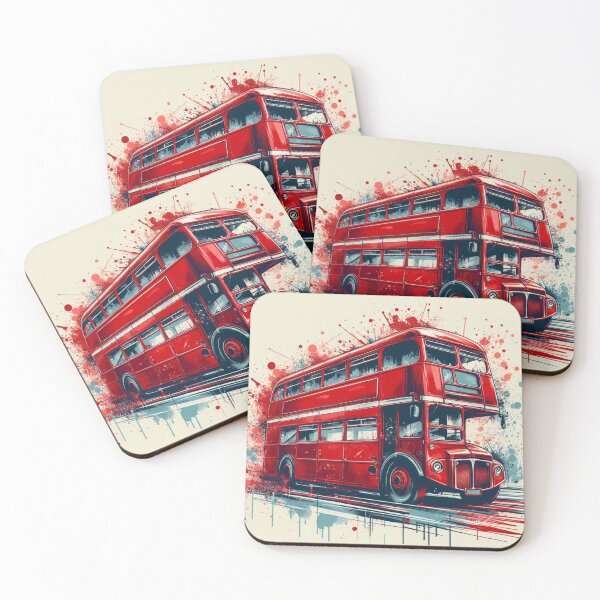 Item preview,  Red Double Decker  London Bus designed and sold by DeeCeeFashion.