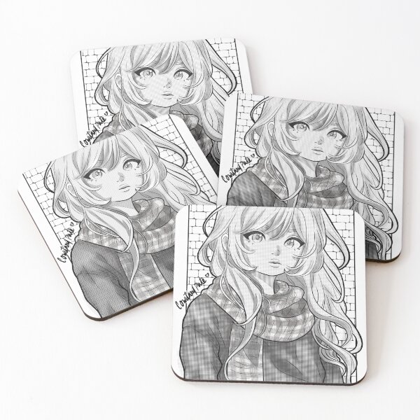 Item preview, Anime girl in scarf  designed and sold by Courtney Pate.