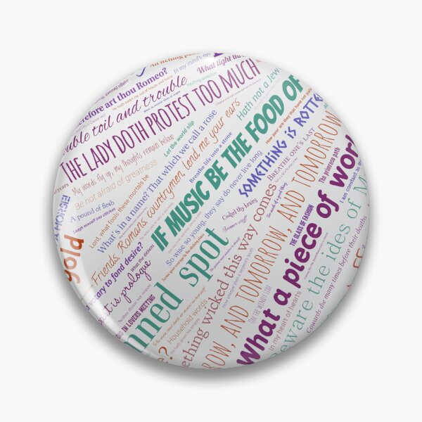 Item preview, Shakespeare Quotes designed and sold by Montage-Madness.