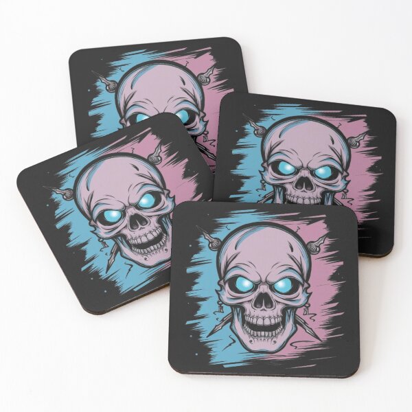 Item preview, Electrified Skull: A Fusion of Death and Energy designed and sold by TrendTrove1.