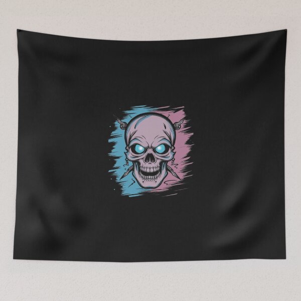 Item preview, Electrified Skull: A Fusion of Death and Energy designed and sold by TrendTrove1.