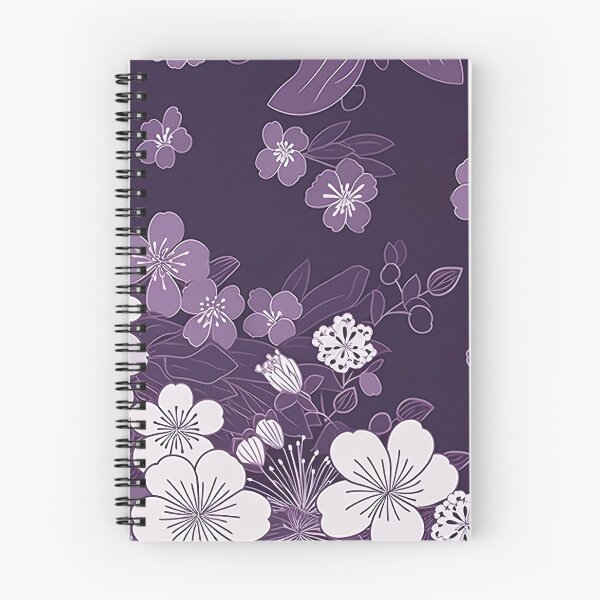 Item preview,  Elegant Purple Floral Design | Modern Botanical Art for Products & Home Decor designed and sold by KaladynDesigns.