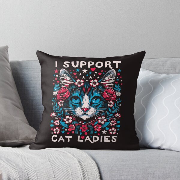 Item preview, I support cat ladies designed and sold by LOLANeshop.