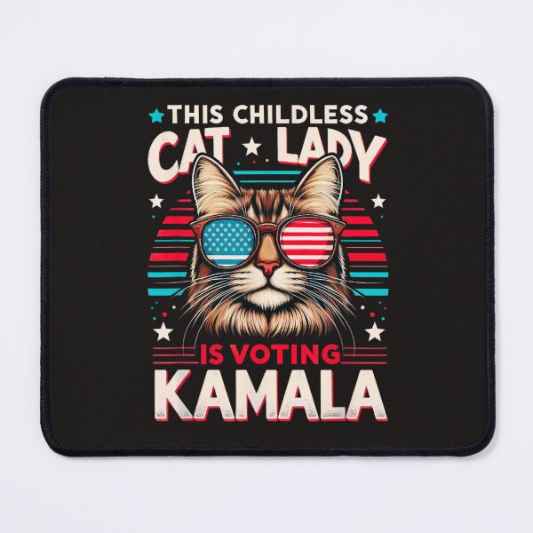 Item preview, This childless cat lady is voting Kamala designed and sold by LOLANeshop.