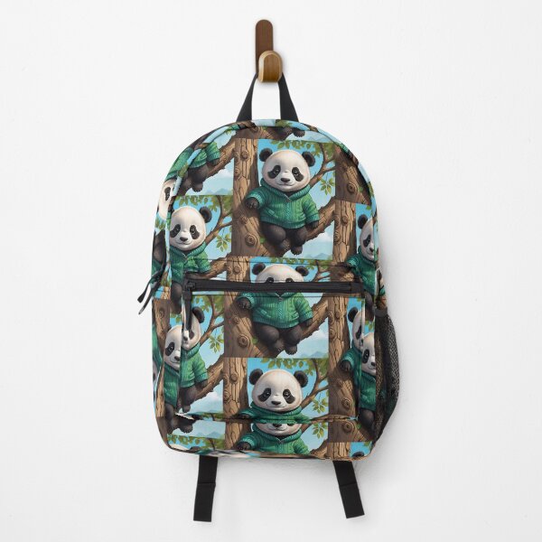Item preview, Cute Baby Panda wearing sweater on tree branch designed and sold by P-P-P-MOD.