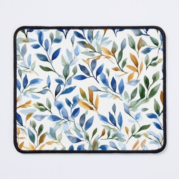 Item preview, Colurful Watercolor Leaves Pattern designed and sold by GiraffeCreative.