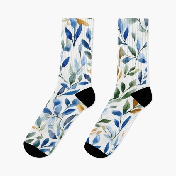 Item preview, Colurful Watercolor Leaves Pattern designed and sold by GiraffeCreative.