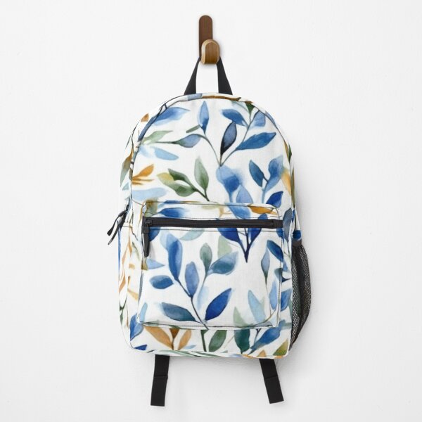Item preview, Colurful Watercolor Leaves Pattern designed and sold by GiraffeCreative.