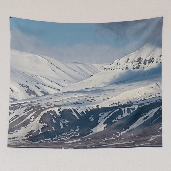Item preview, Snowy Arctic Mountain Landscape Svalbard designed and sold by Martyn R Arnold Fine Art Nature & Landscape Photography.