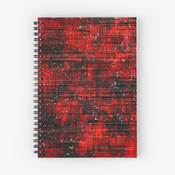 Item preview, Crimson red and carbon black pattern designed and sold by Print2Harbor.