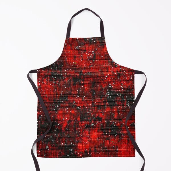 Item preview, Crimson red and carbon black pattern designed and sold by Print2Harbor.