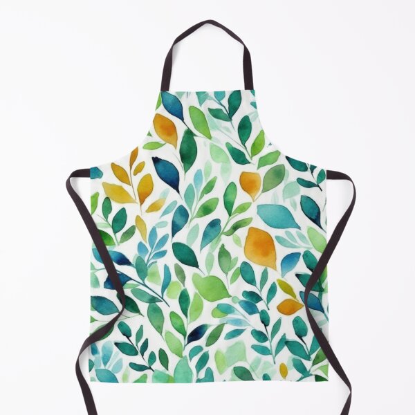 Item preview, Watercolor Leaves Pattern designed and sold by GiraffeCreative.