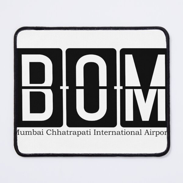 Item preview, BOM Chhatrapati Shivaji International Airport Sticker Bombay designed and sold by covertoven17.
