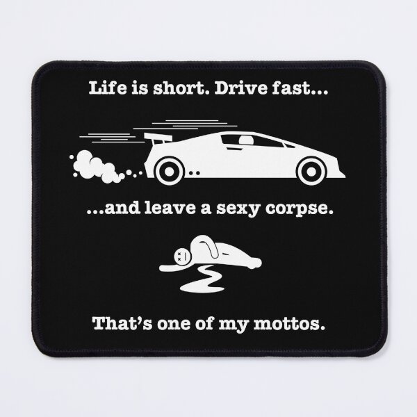 Item preview, Drive Fast and Leave a Sexy Corpse- Office designed and sold by StargirlsPop.