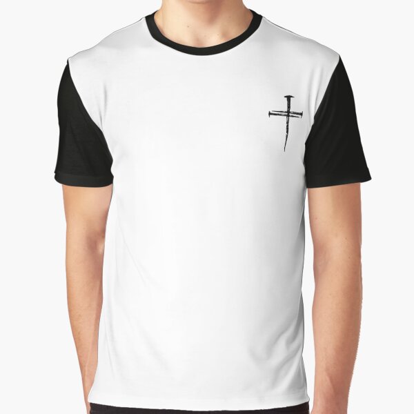 Item preview, Jesus Cross Nails Christian Vintage Cross designed and sold by Newpath Apparel.