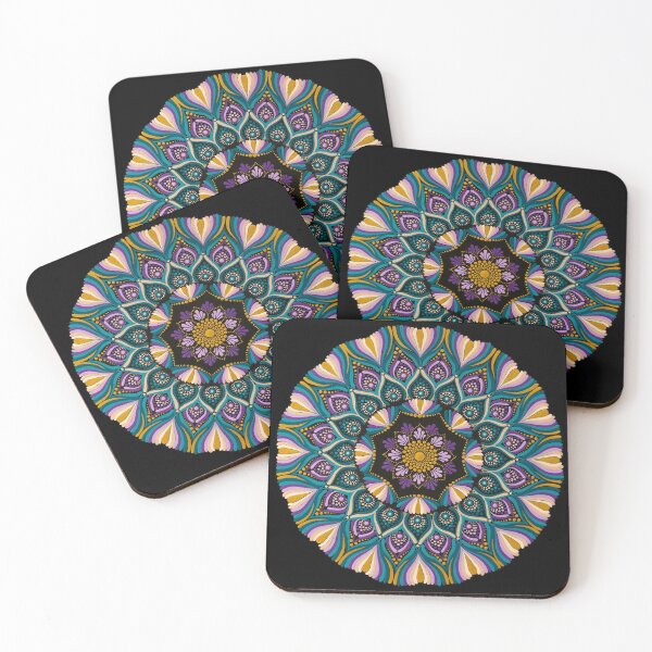 Item preview, Blue and Purple Mandala | Sacred Geometry | Dot Art designed and sold by AnnabellePineau.