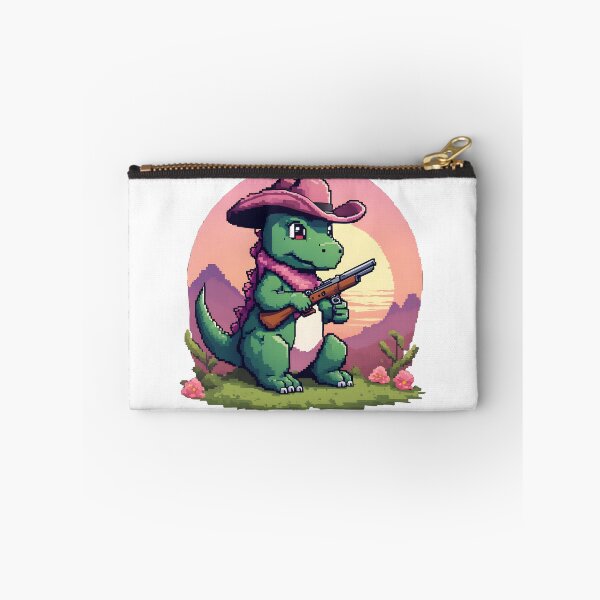 Item preview, Pixel Cowboy Dinosaur  designed and sold by ArtsyWishesShop.