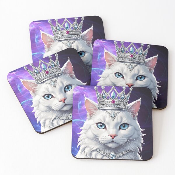 Item preview, Blue Eyed Cat Crowned Princess designed and sold by P-P-P-MOD.