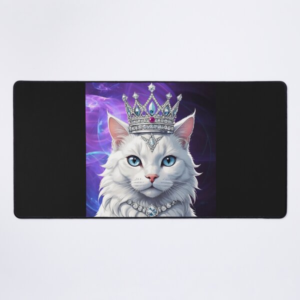 Item preview, Blue Eyed Cat Crowned Princess designed and sold by P-P-P-MOD.
