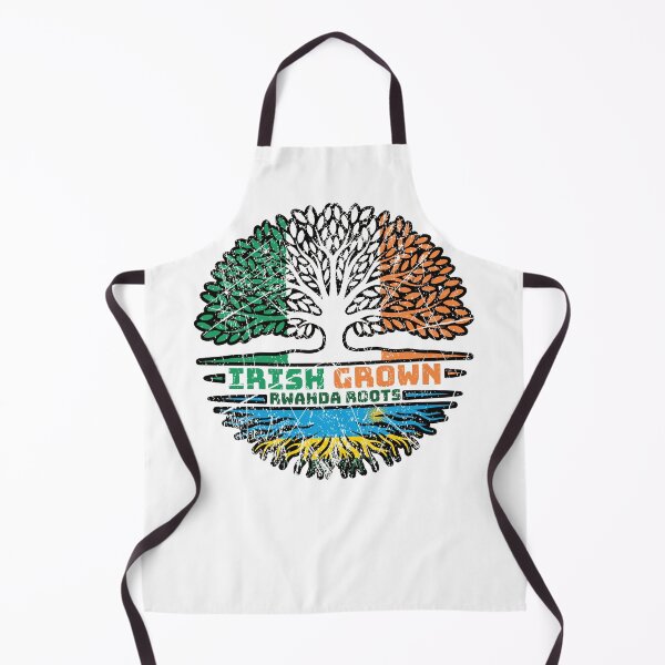 Item preview, Rwanda Rwandan Irish Ireland Tree Roots Flag designed and sold by FlagX.