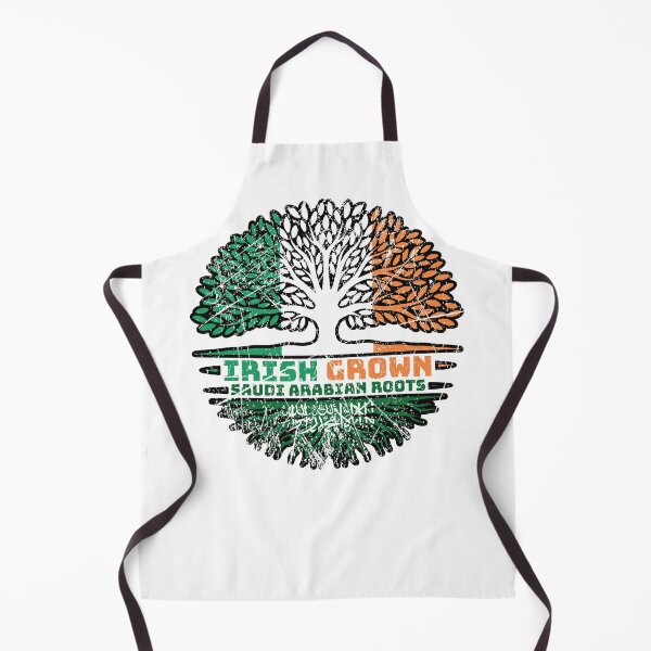 Item preview, Saudi Arabia Saudi Arabian Irish Ireland Tree Roots Flag designed and sold by FlagX.