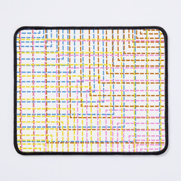 Item preview, Colorful dash lines pattern designed and sold by Musky-creatives.