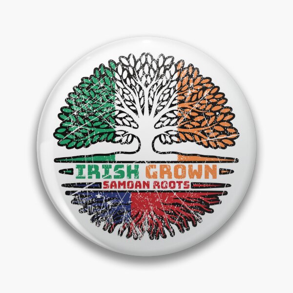 Item preview, Samoa Samoan Irish Ireland Tree Roots Flag designed and sold by FlagX.