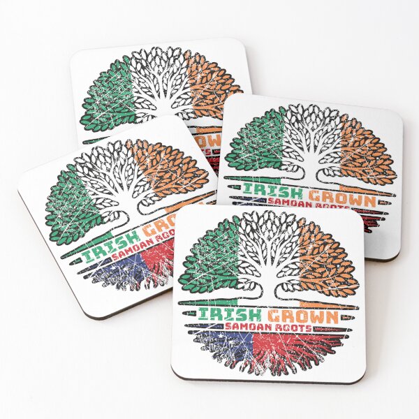 Item preview, Samoa Samoan Irish Ireland Tree Roots Flag designed and sold by FlagX.