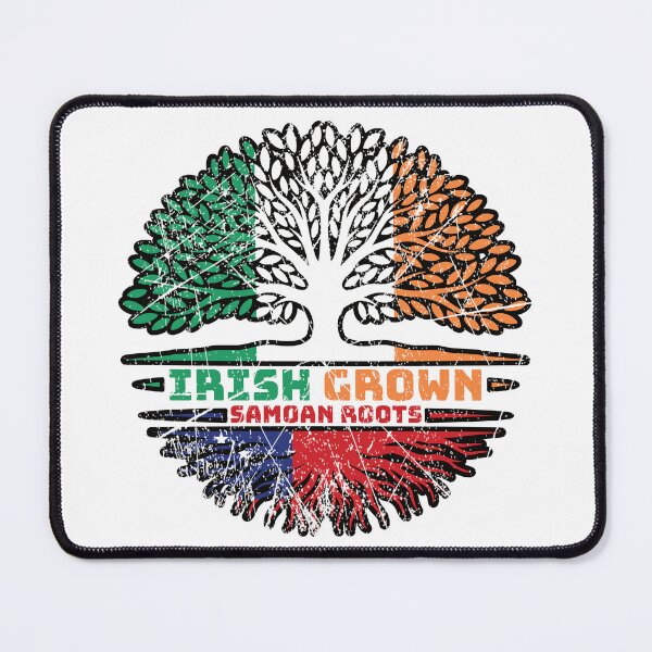Item preview, Samoa Samoan Irish Ireland Tree Roots Flag designed and sold by FlagX.