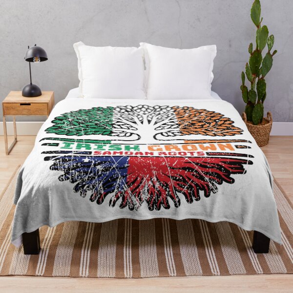 Item preview, Samoa Samoan Irish Ireland Tree Roots Flag designed and sold by FlagX.