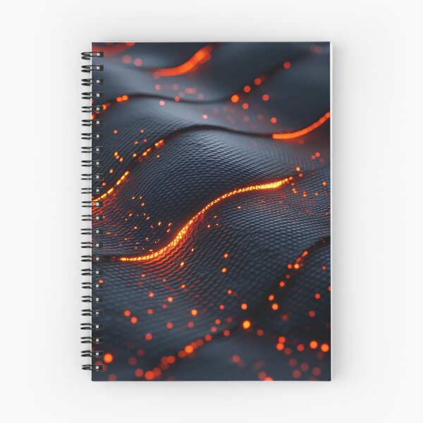 Item preview,  Carbon black pattern with  fire sparks designed and sold by Print2Harbor.