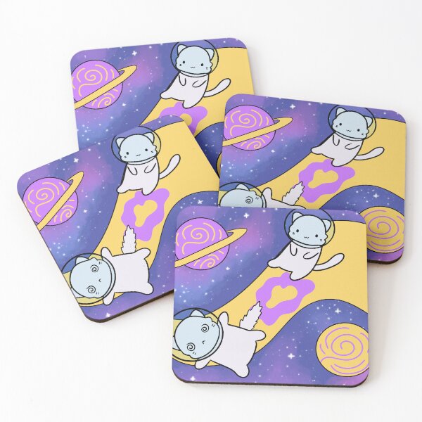 Item preview, Intersex pride space cats designed and sold by dreamsclouds.