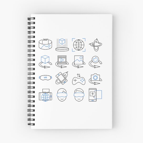Item preview, Virtual reality vector icons designed and sold by SparklingFox.