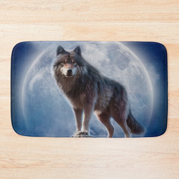 Item preview, WOLF IN FULL MOON  designed and sold by johnnyssandart.