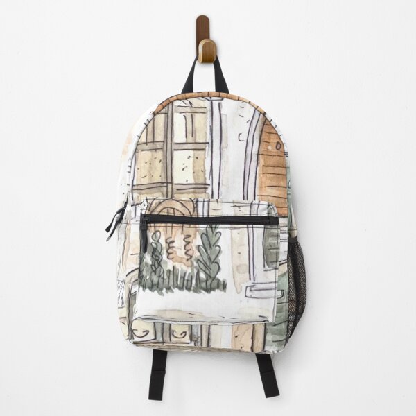 Item preview, Doors of Calascio Watercolor Illustration designed and sold by kriti130.