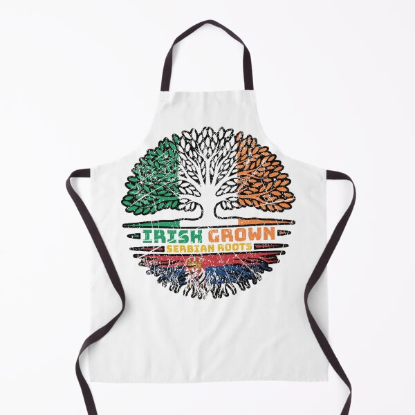 Item preview, Serbia Serbian Irish Ireland Tree Roots Flag designed and sold by FlagX.