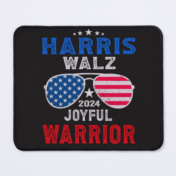 Item preview, Harris Walz 2024 Joyful Warrior vintage designed and sold by J-C-K-C.