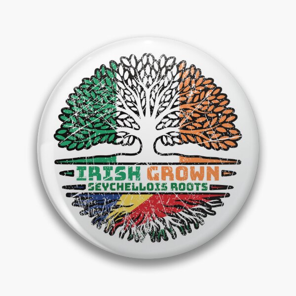 Item preview, Seychelles Seychellois Irish Ireland Tree Roots Flag designed and sold by FlagX.