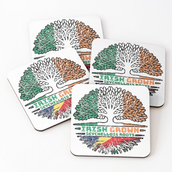 Item preview, Seychelles Seychellois Irish Ireland Tree Roots Flag designed and sold by FlagX.