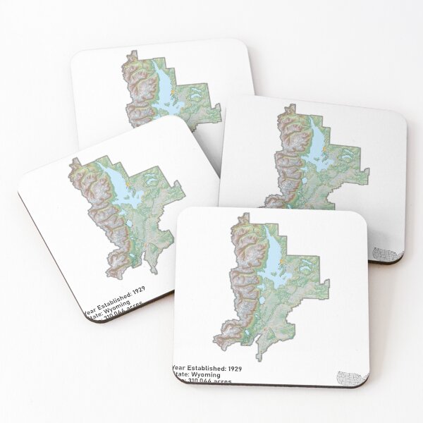 Item preview, Grand Teton Topo Map designed and sold by JL-Maps.