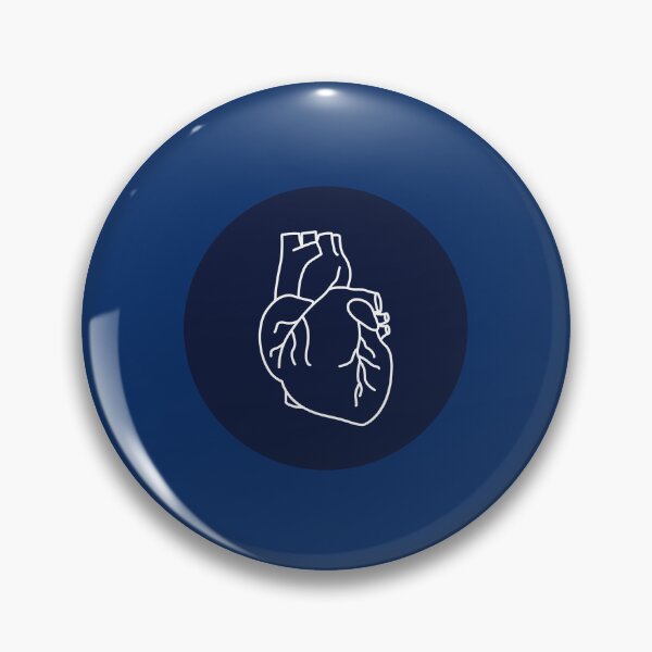 Item preview, Blue  Anatomical heart designed and sold by simplestic.
