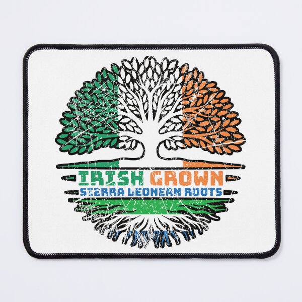 Item preview, Sierra Leone Sierra Leonean Irish Ireland Tree Roots Flag designed and sold by FlagX.