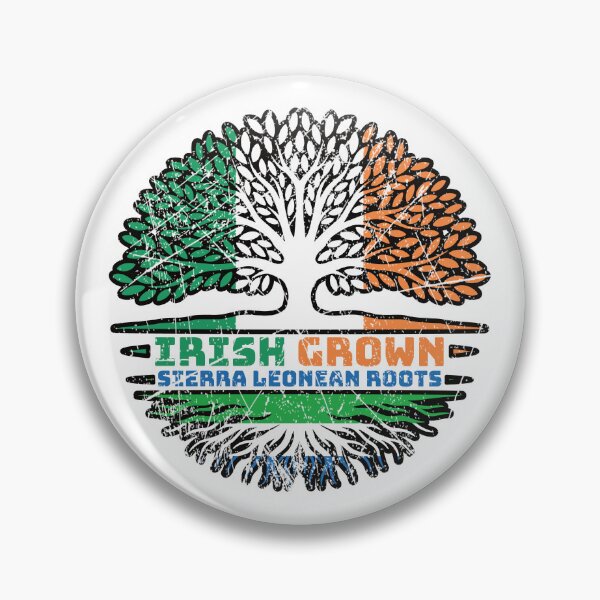 Artikelvorschau, Sierra Leone Sierra Leonean Irisch Irland Baumwurzeln Flagge entworfen und verkauft von FlagX.