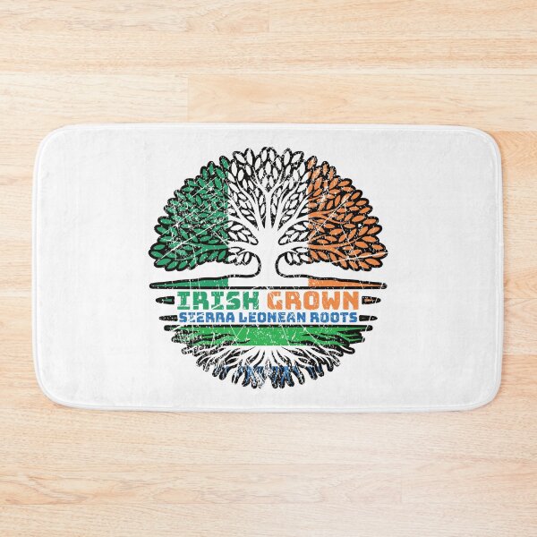 Item preview, Sierra Leone Sierra Leonean Irish Ireland Tree Roots Flag designed and sold by FlagX.