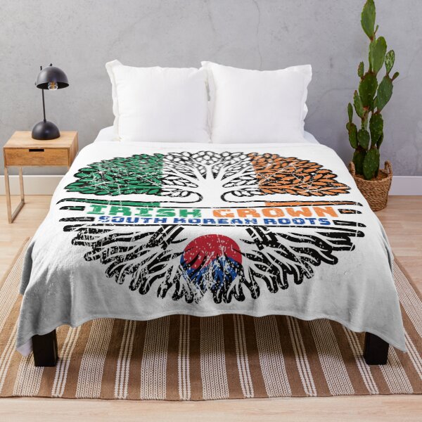 Item preview, South Korea South Korean Irish Ireland Tree Roots Flag designed and sold by FlagX.