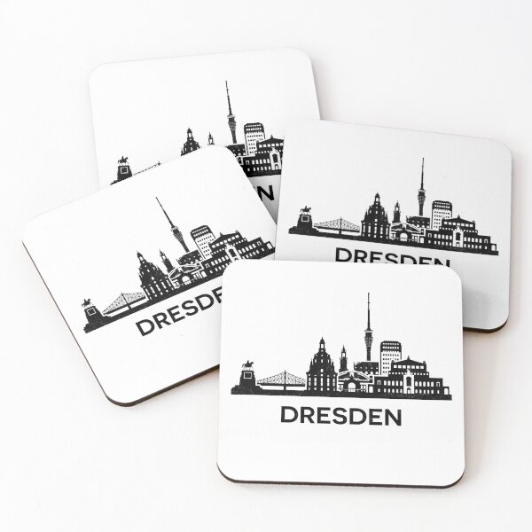 Item preview, Dresden Skyline Silhouette Black designed and sold by strixvariaart.