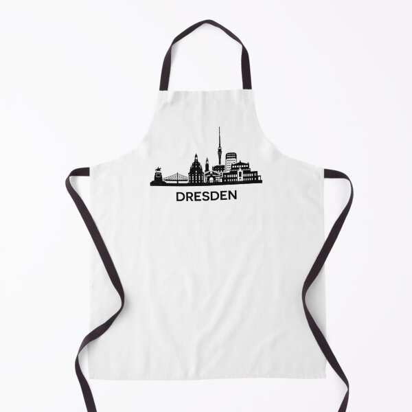 Artikelvorschau, Dresden Skyline Silhouette Schwarz entworfen und verkauft von strixvariaart.